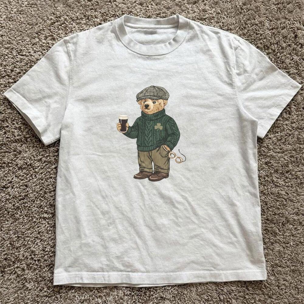 White Coffee Bear Tee
